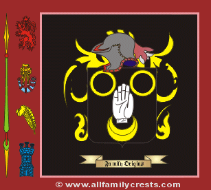 Mongan Coat of Arms, Family Crest - Click here to view