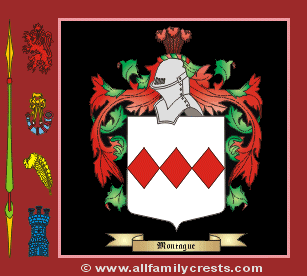 Montague Coat of Arms, Family Crest - Click here to view