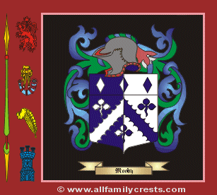 Moodie Coat of Arms, Family Crest - Click here to view