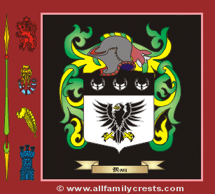 Moon Coat of Arms, Family Crest - Click here to view