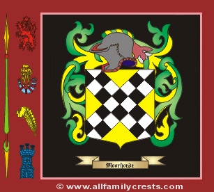 Moorhouse Coat of Arms, Family Crest - Click here to view