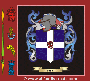 Morel Coat of Arms, Family Crest - Click here to view