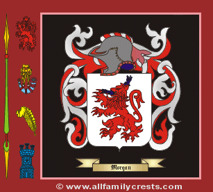 Morgan Coat of Arms, Family Crest - Click here to view