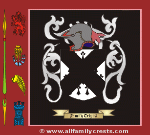 Morice Coat of Arms, Family Crest - Click here to view