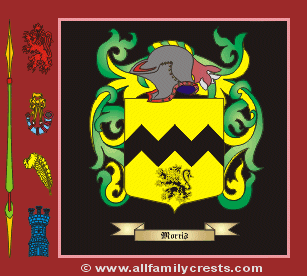 Moris Coat of Arms, Family Crest - Click here to view