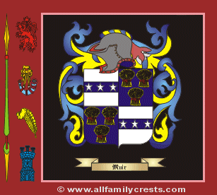 Muir Coat of Arms, Family Crest - Click here to view