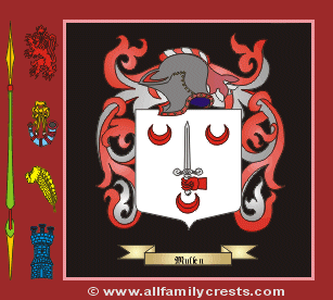 Mullen Coat of Arms, Family Crest - Click here to view