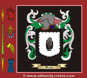 Munellie Coat of Arms, Family Crest - Click here to view