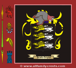 Murfin Coat of Arms, Family Crest - Click here to view