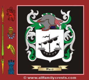 Myer Coat of Arms, Family Crest - Click here to view