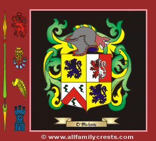 O'Mahony Coat of Arms, Family Crest - Click here to view