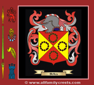 MacNew Coat of Arms, Family Crest - Click here to view