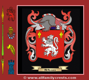 McNamara Coat of Arms, Family Crest - Click here to view