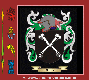 Newtan family crest