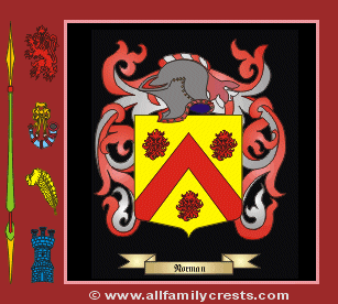 Norman-ireland family crest
