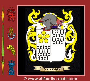 Pachel Coat of Arms, Family Crest - Click here to view