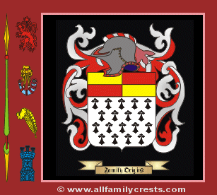 Packem Coat of Arms, Family Crest - Click here to view