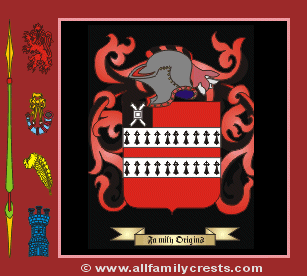 Pantin Coat of Arms, Family Crest - Click here to view