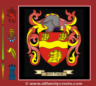 Paries Coat of Arms, Family Crest - Click here to view