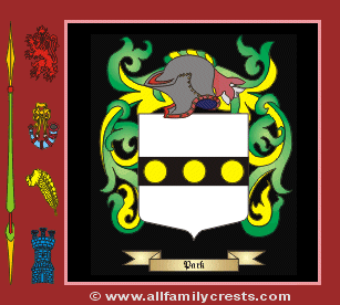 Park Coat of Arms, Family Crest - Click here to view