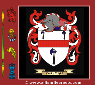 Parken Coat of Arms, Family Crest - Click here to view