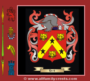 Parle Coat of Arms, Family Crest - Click here to view