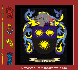 Parsen Coat of Arms, Family Crest - Click here to view
