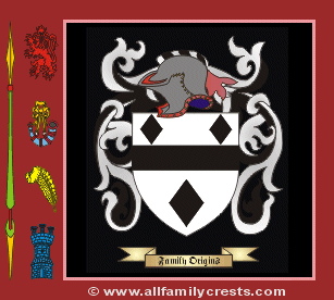 Pary Coat of Arms, Family Crest - Click here to view