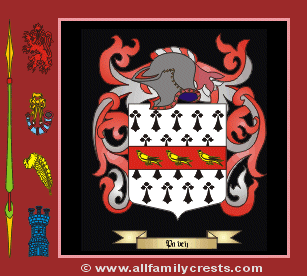 Pavey Coat of Arms, Family Crest - Click here to view