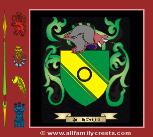Pearce Coat of Arms, Family Crest - Click here to view