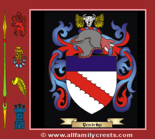Pembridge Coat of Arms, Family Crest - Click here to view