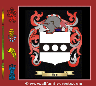 Pen Coat of Arms, Family Crest - Click here to view