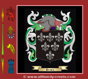 Penni Coat of Arms, Family Crest - Click here to view