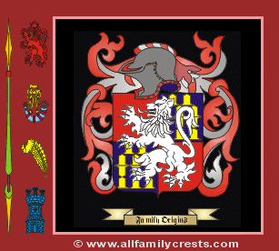 Peperall Coat of Arms, Family Crest - Click here to view