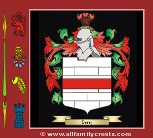 Peres Coat of Arms, Family Crest - Click here to view