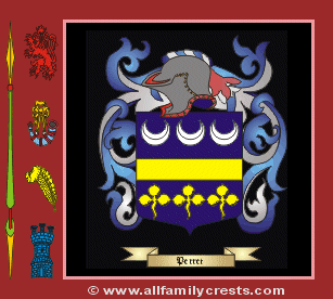 Peret Coat of Arms, Family Crest - Click here to view