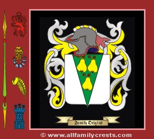 Perie Coat of Arms, Family Crest - Click here to view