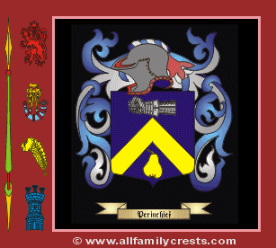 Perinchief Coat of Arms, Family Crest - Click here to view
