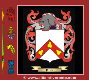 Perton Coat of Arms, Family Crest - Click here to view