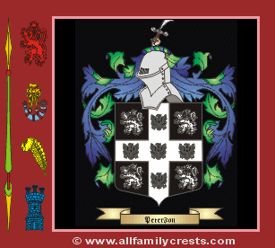 Petersan Coat of Arms, Family Crest - Click here to view