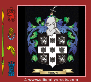 Peterson Coat of Arms, Family Crest - Click here to view