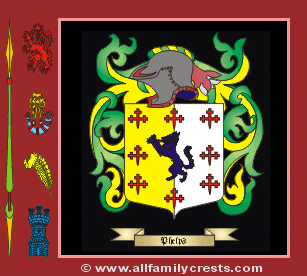 Phelp Coat of Arms, Family Crest - Click here to view