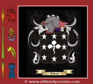 Phipps Coat of Arms, Family Crest - Click here to view