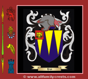 Pile Coat of Arms, Family Crest - Click here to view
