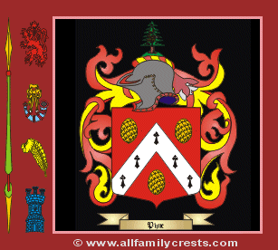 Pine Coat of Arms, Family Crest - Click here to view