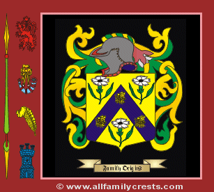Poppletan Coat of Arms, Family Crest - Click here to view