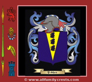 Pridam Coat of Arms, Family Crest - Click here to view
