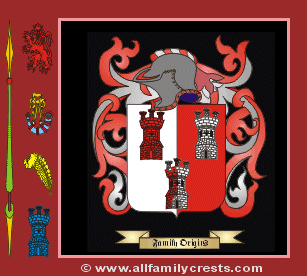 Prideau Coat of Arms, Family Crest - Click here to view