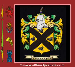 Pursil Coat of Arms, Family Crest - Click here to view