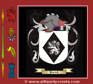 Puttick Coat of Arms, Family Crest - Click here to view